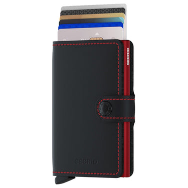 Secrid Matte Miniwallet - Geldbörse RFID 6.5 cm (black-red) - Ansicht 2