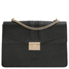 Seidenfelt Roros Big - Shoulder Bag 28 cm (black gold)