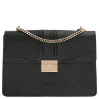 Seidenfelt Roros Big - Schultertasche 28 cm (black gold)