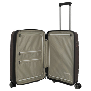 Travelite Air Base - 4-Rollen-Kabinentrolley S 55 cm erw. (coffee) - Ansicht 6
