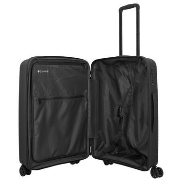 Travelite Air Stripe - 4-Rollen-Trolley 66 cm erw. (black) - Ansicht 7