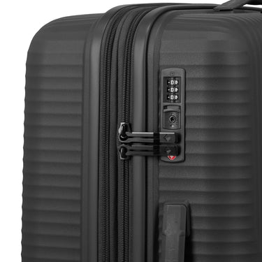Travelite Air Stripe - 4-Rollen-Trolley 66 cm erw. (black) - Ansicht 9