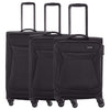 Travelite Chios - 4-Wheel Trolley Set 3 pcs. (schwarz)