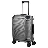 Travelite Millennium - 4-Rollen-Kabinentrolley mit Vortasche S 55 cm (silver) - Ansicht 2