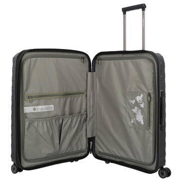 Travelite Mooby - 4-Rollen-Trolley M 66 cm erw. (black) - Ansicht 7