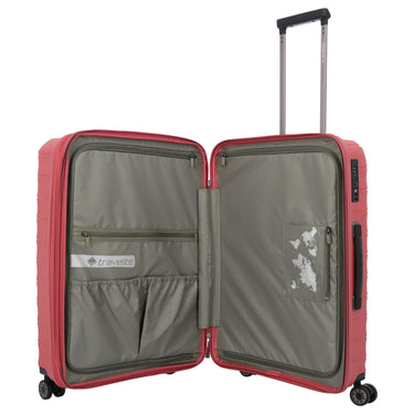 Travelite Mooby - 4-Rollen-Trolley M 66 cm erw. (rot) - Ansicht 7